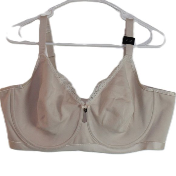 Curvycouture Cotton Luxe Bra Size 42DD Color Natural - Picture 3 of 11